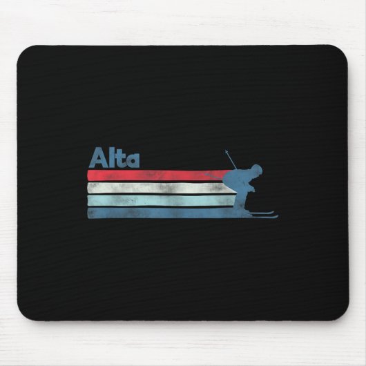 Alta Utah Retro Ski  Muismat (Voorkant)