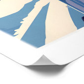 Alta Utah Ski Lift Bergzicht Poster - Dramatisch (Hoek)