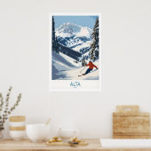 Alta Utah Skien Avontuur Print - Wasatch (Keuken)