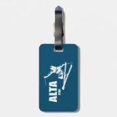 Alta Utah Skier Bagagelabel (Achterkant verticaal)