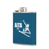 Alta Utah Skier Heupfles (Links)