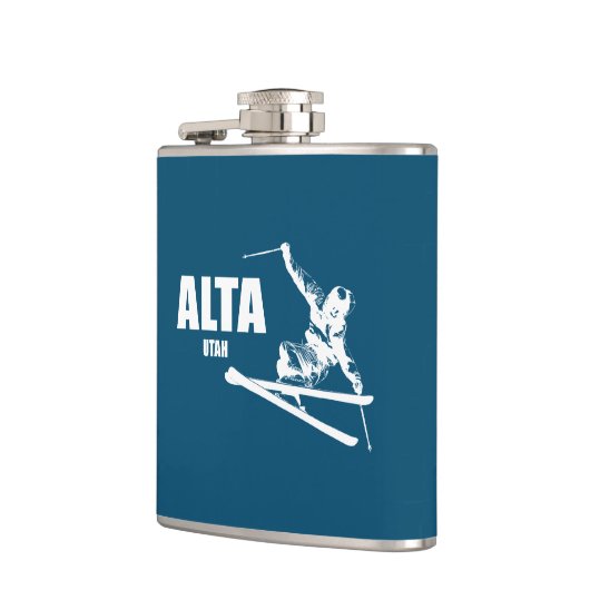 Alta Utah Skier Heupfles (Links)