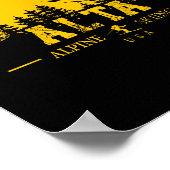 Alta Utah Usa Ski Resort Alpine Skiing Wasatch Mou Poster (Hoek)