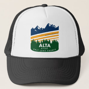Alta Utah Wasatch Mountains Trucker Pet