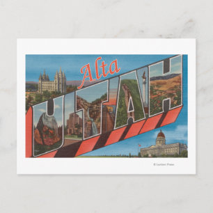 Alta, UtahLarge Letter ScenesAlta, UT Briefkaart