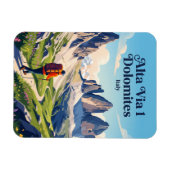 Alta Via 1 Dolomieten Italië Magneet (Horizontaal)