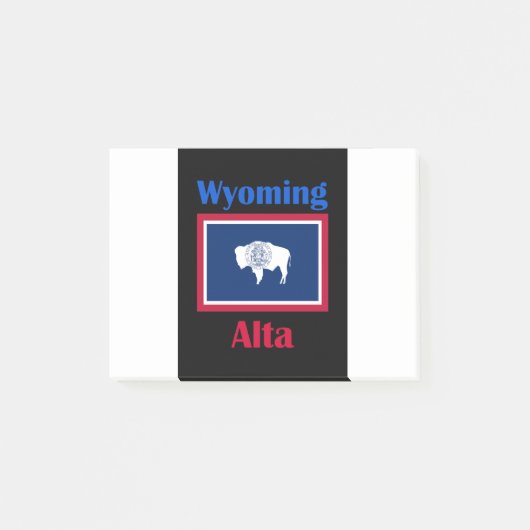 Alta Wyoming Post-it® Notes (Voorkant)