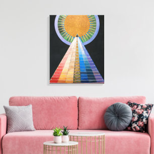 Altaarstuk 1 Hilma af Klint Canvas Afdruk
