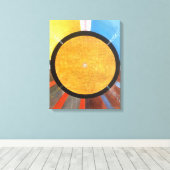 Altaarstuk 3 | Hilma af Klint | Canvas Afdruk (Insitu (Houten vloer))