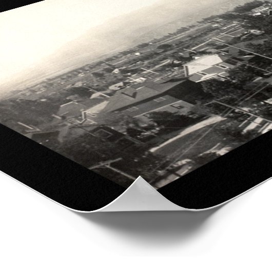 Altadena, California Panoramic Photo 1908 Poster (Hoek)