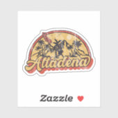 Altadena, Californië Sticker (Vel)