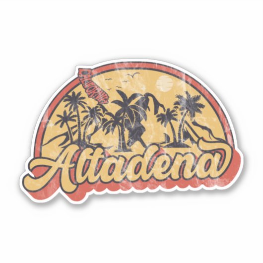 Altadena, Californië Sticker (Voorkant)