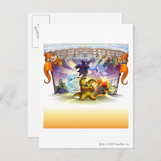 Altador Cup 2010 Briefkaart (Voorkant / Achterkant)