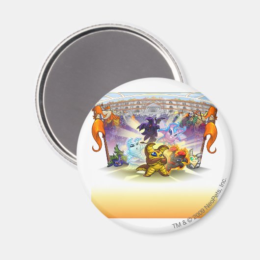 Altador Cup 2010 Magneet (Voorkant / Achterkant)