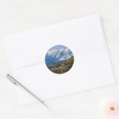 Altai-gebergte landschap ronde sticker (Envelop)