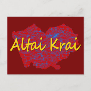 Altai Krai Feestdagenkaart