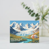 Altai Tavan Bogd Nationaal Park Mongolië Briefkaart (Staand voorkant)