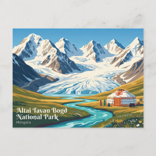 Altai Tavan Bogd Nationaal Park Mongolië Briefkaart