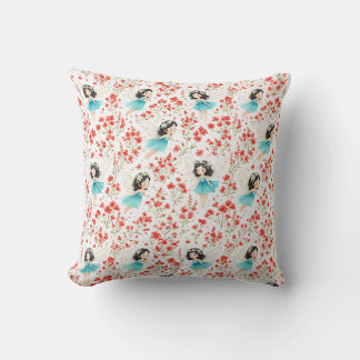 Altami Cute Floral Girl Pillow – Kids Nursery Deco Kussen