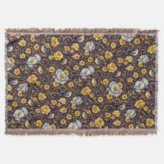 Altami Vintage Bloem Vogels Worpdeken – Elegant Deken