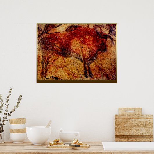 Altamira Bison 2 Poster (Keuken)