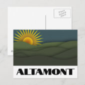 Altamont California Locatie van gratis concert in  Briefkaart (Voorkant / Achterkant)