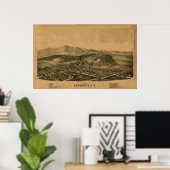 Altamont NY 1889 Poster (Thuiskantoor)
