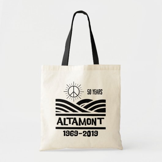 Altamont Speedway 1969-2019 50e verjaardag Tote Bag (Voorkant)