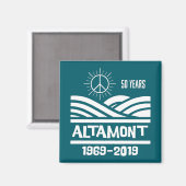 Altamont Speedway 1969-2019 50th Anniversary Magneet (Voorkant / Achterkant)