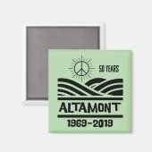 Altamont Speedway 1969-2019 50th Anniversary Magneet (Voorkant / Achterkant)