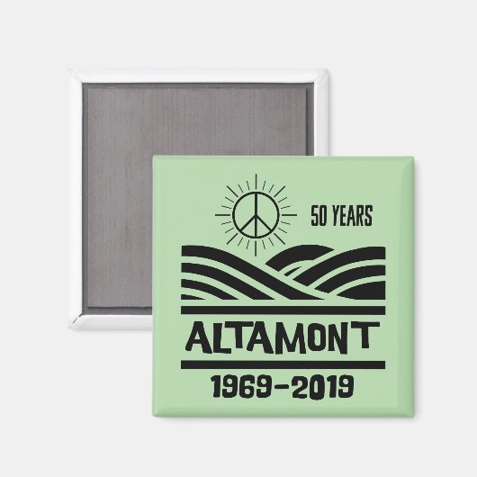 Altamont Speedway 1969-2019 50th Anniversary Magneet (Voorkant / Achterkant)