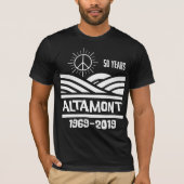 Altamont Speedway 1969-2019 50th Anniversary T-shirt (Voorkant)