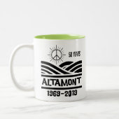 Altamont Speedway 1969-2019 50th Anniversary Tweekleurige Koffiemok (Links)