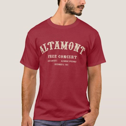 altamont-vrij concert t-shirt (Voorkant)
