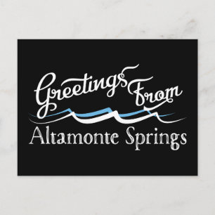 Altamonte Springs-watergolven Briefkaart