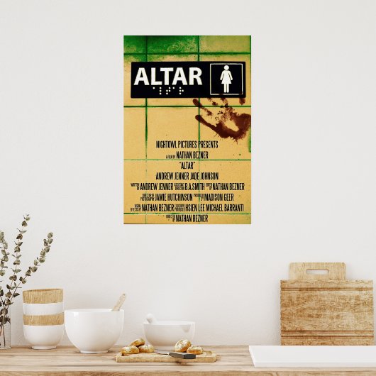Altar (2008) Theatrisch Poster (Keuken)