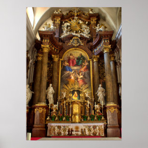 Altar Alserkirche Wenen Oostenrijk Poster