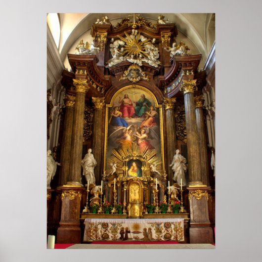 Altar Alserkirche Wenen Oostenrijk Poster (Voorkant)
