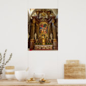Altar Alserkirche Wenen Oostenrijk Poster (Keuken)