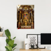 Altar Alserkirche Wenen Oostenrijk Poster (Thuiskantoor)