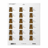 Altar at St. Peter Adresetiketten Etiket (Full Sheet)