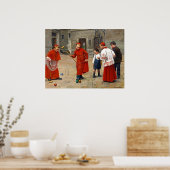 Altar Boys ~ Plays Croquet ~Paul Chocarne-Moreau Poster (Keuken)