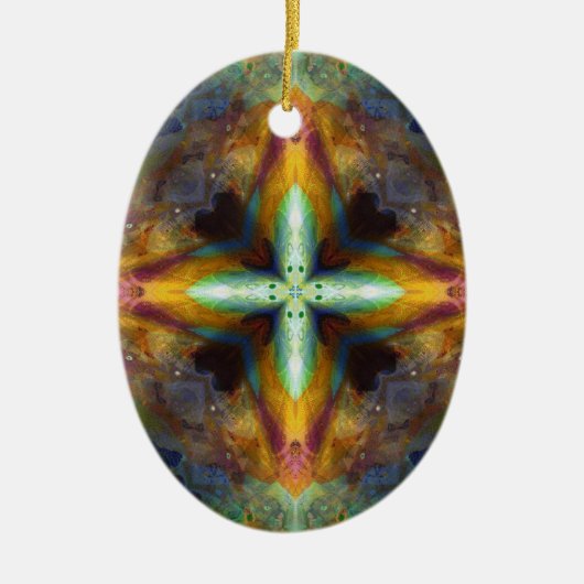 Altar Cross Keramisch Ornament (Voorkant)