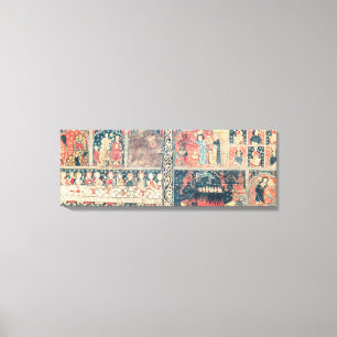 Altar frontal of St. Michael Canvas Afdruk