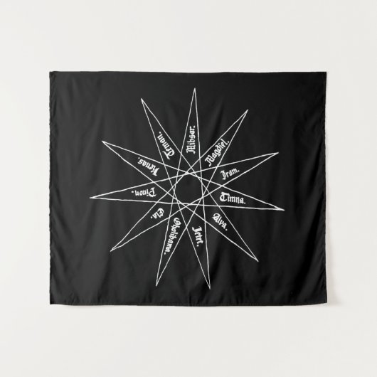 Altar Hanging Tapestry - Red Dragon Wandkleed (Voorkant (horizontaal))