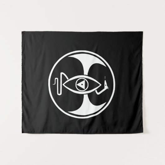 Altar Hanging Tapestry - Red Dragon Wandkleed (Voorkant (horizontaal))