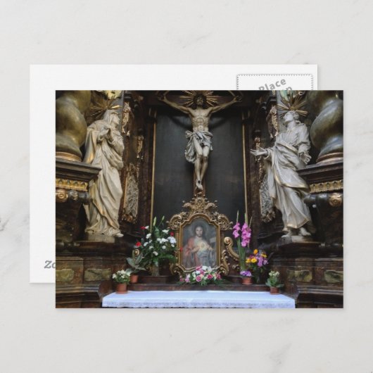 Altar in het Briefkaart Praag (Voorkant / Achterkant)