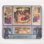 Altar met een triptych die muismat (Voorkant)