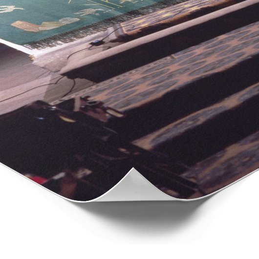 Altar met een triptych die poster (Hoek)