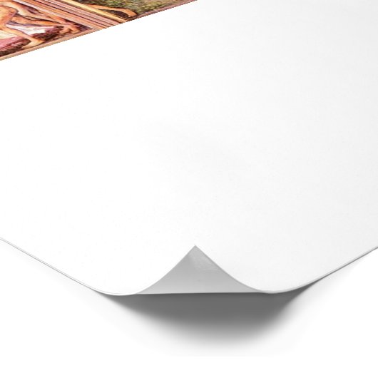 Altar of last Arrest van Rogier van Der Weyden Poster (Hoek)